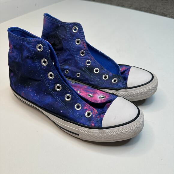 Converse Chuck Taylor AllStar High Miss Galaxy Space Sneakers - Picture 1 of 7